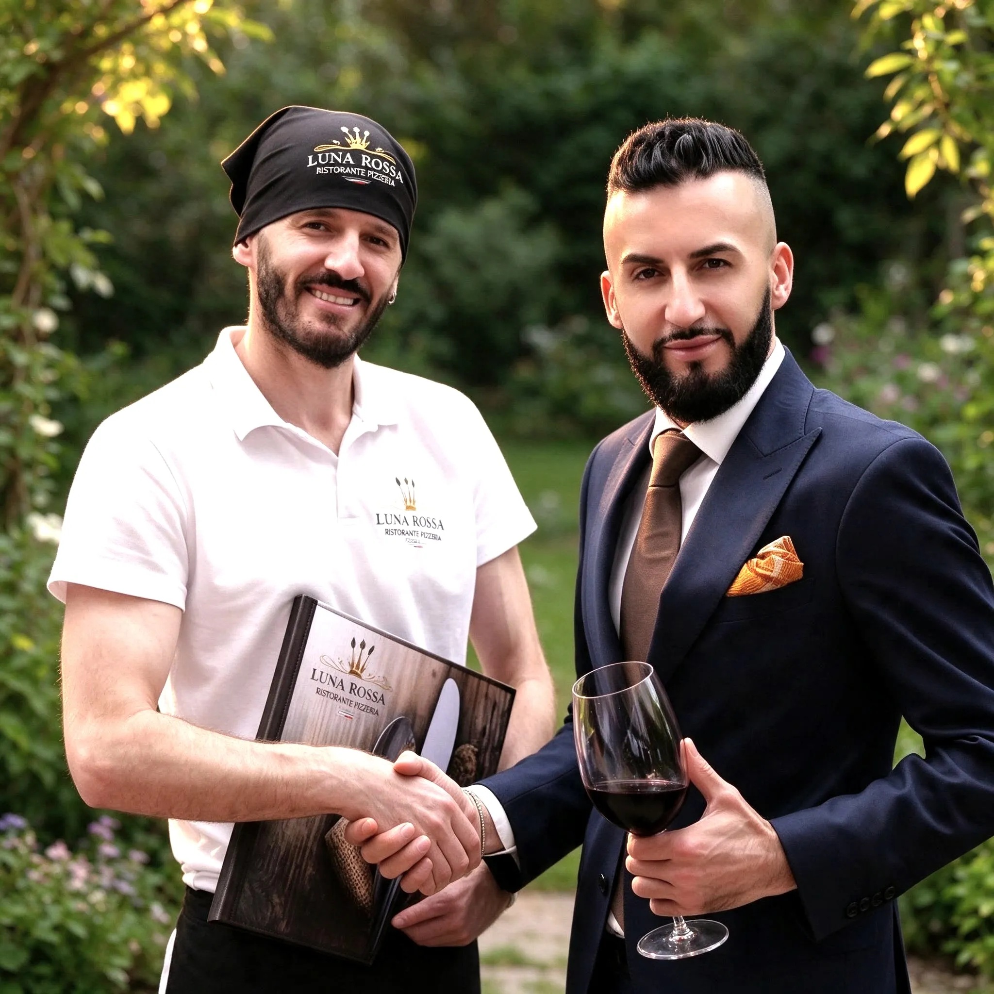 Inhaber und Team von Ristorante-Pizzeria Luna Rossa